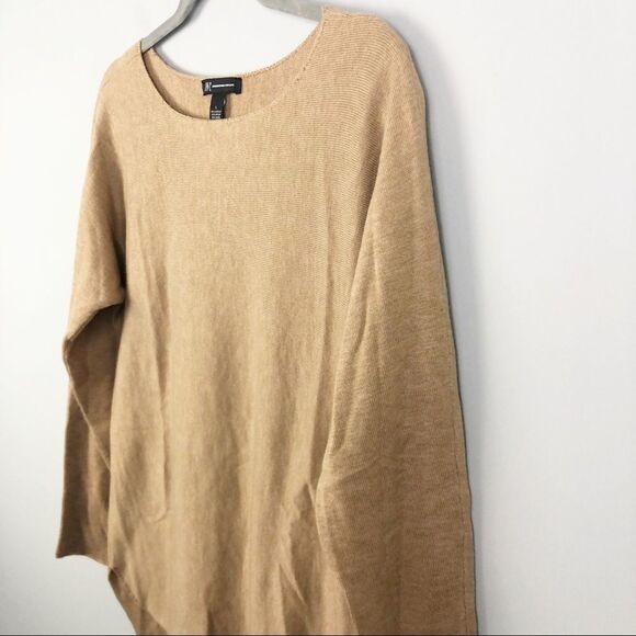 INTERNATIONAL CONCEPTS | Tan Wool Blend Sweater Women’s Size Large - Picture 4 of 10